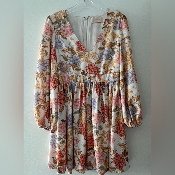 Sancia Lotte Long Sleeve Dress In Maise Floral At Nordstrom Rack - Picture 5 of 16